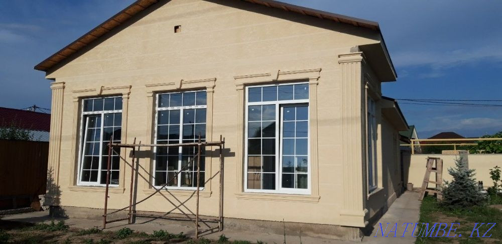 Оконные обрамления, колоны, карнизы из арм пенопласта Жидкий Травертин Алматы - изображение 8