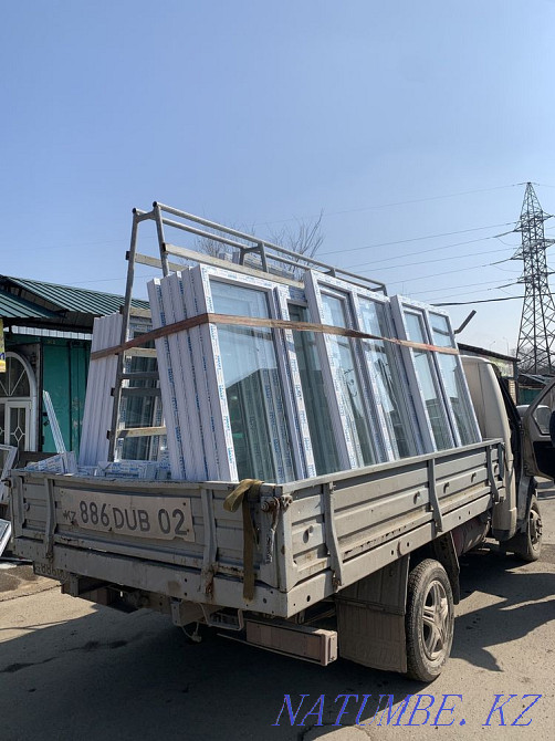 Plastic windows, doors, window leaves, stained-glass windows, loggias, balconies FAVORABLE PRICES! Almaty - photo 6