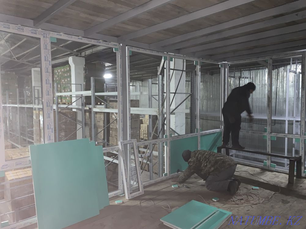 Plastic windows, doors, window leaves, stained-glass windows, loggias, balconies FAVORABLE PRICES! Almaty - photo 5