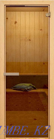 Bath and sauna door, glass Almaty - photo 1