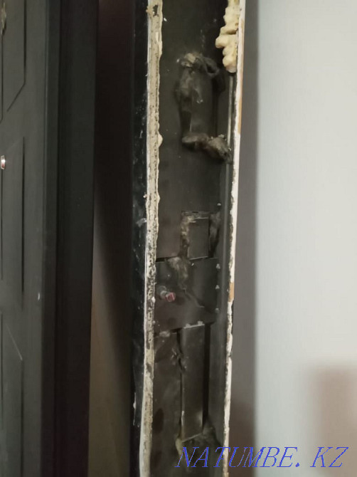 I will sell an iron front door in excellent condition inside wood veneer Almaty - photo 3