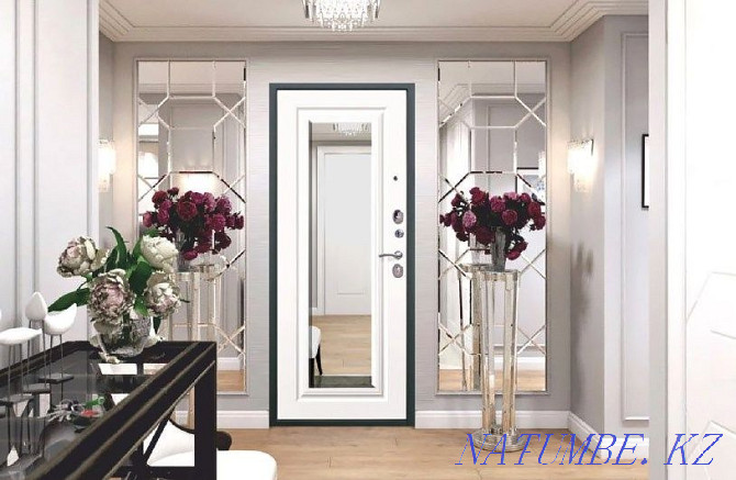 Entrance metal doors with a mirror (Russia) Astana - photo 5