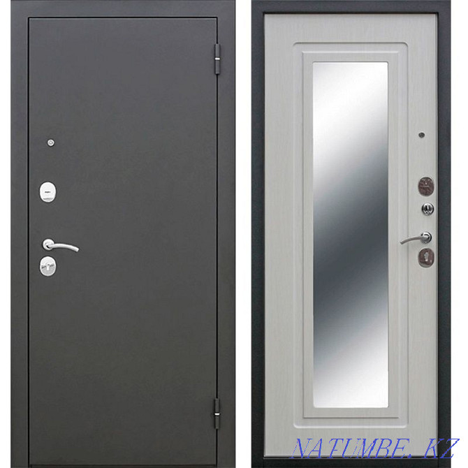 Entrance metal doors with a mirror (Russia) Astana - photo 4