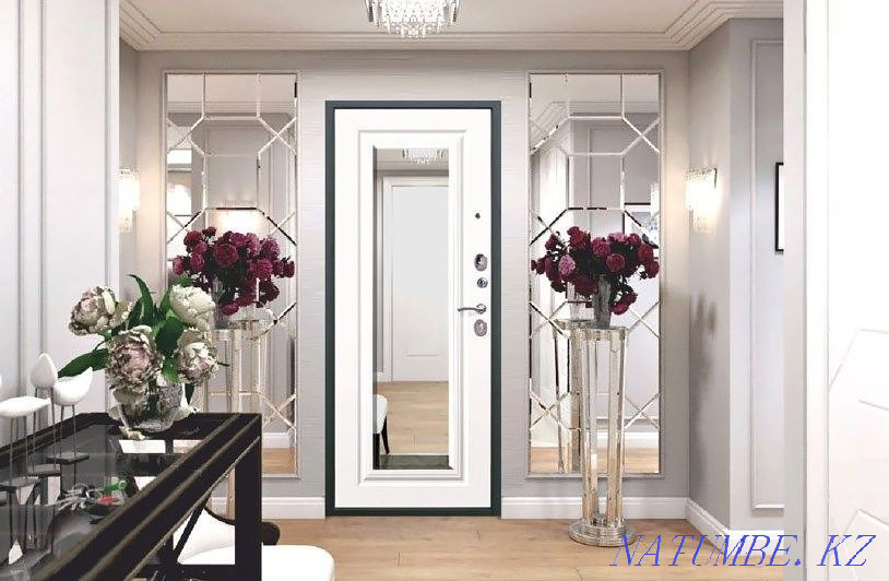 Entrance metal doors with a mirror (Russia) Astana - photo 5