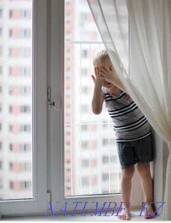 Protective bars against children falling out of windows, mosquito nets Astana - photo 6