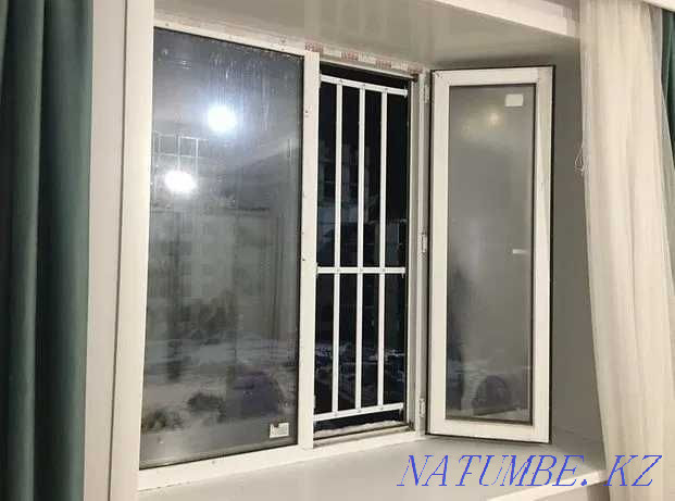 Protective bars against children falling out of windows, mosquito nets Astana - photo 3