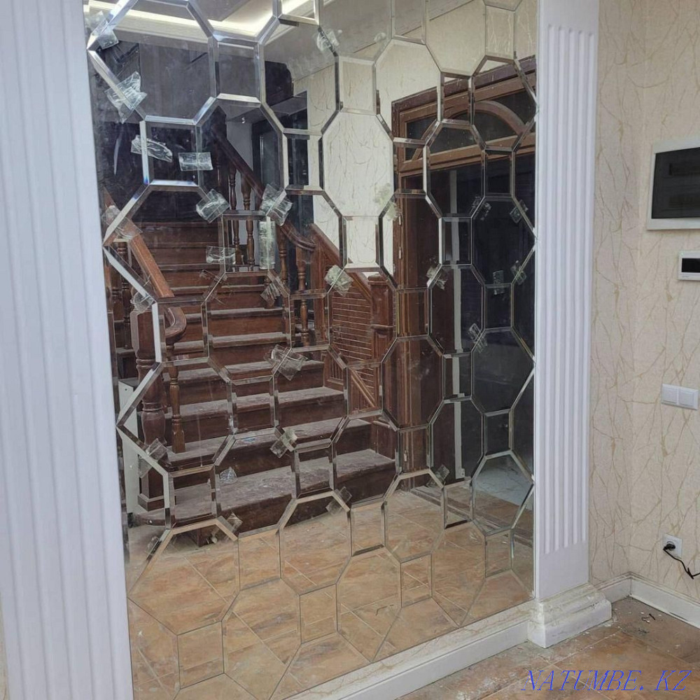 Faceted mirror panels Aina rhombic  - photo 3