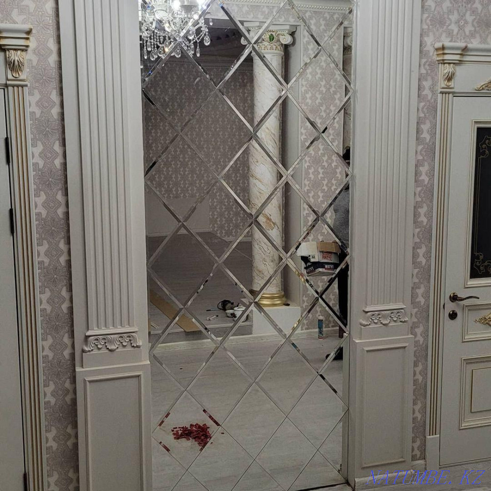 Faceted mirror panels Aina rhombic  - photo 2