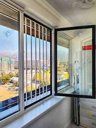 Защитная решетка на окна. Москитная сетка. Замок-тросик Almaty