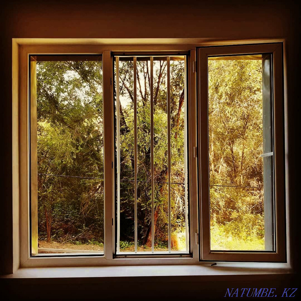 Protective grille for windows. Mosquito net. cable lock Almaty - photo 4