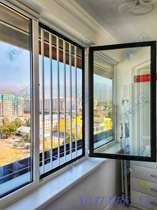 Protective grille for windows. Mosquito net. cable lock Almaty - photo 1