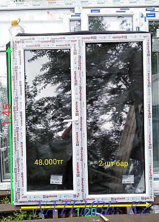 I will sell plastic windows, all difficult to open. Plastic tereseler satamyn.  - photo 1