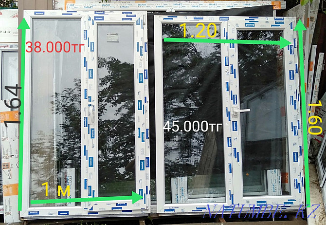 Продам пластиковые окна все сложныйоткрыва.Пластик терезелер сатамын.  - изображение 4