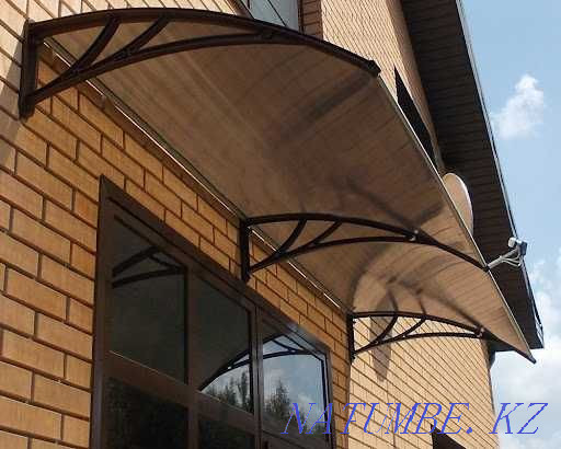 Canopies over the entrance. For doors, balconies, windows, shop windows. Karagandy - photo 1