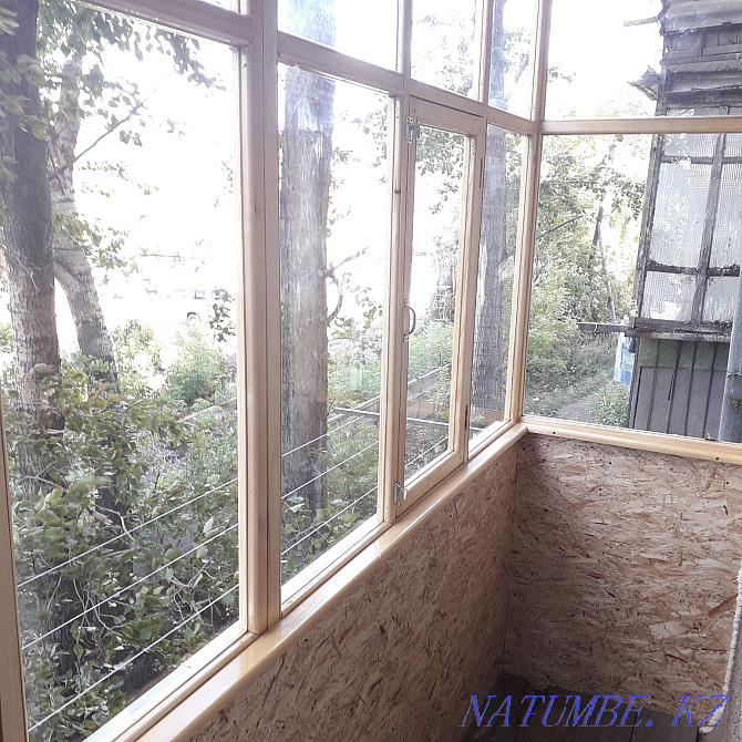 Production of balcony frames from wood. Kokshetau - photo 3