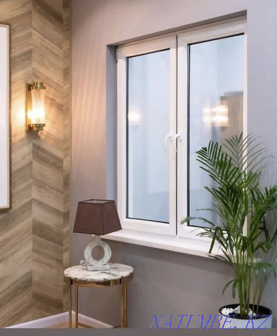 Пластиковые окна Витраж Есік Тегін ?лшеу, орнату Шымкент - изображение 3