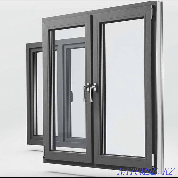 Пластиковые окна Витраж Есік Тегін ?лшеу, орнату Шымкент - изображение 4