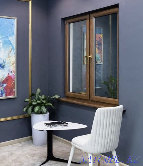 Пластиковые окна Витраж Есік Тегін ?лшеу, орнату Шымкент - изображение 7