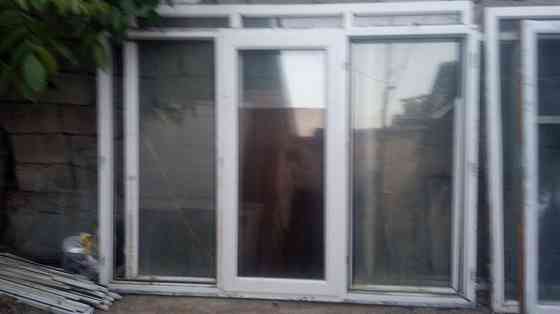 Бу пластиковый дверь окна витраж Shymkent
