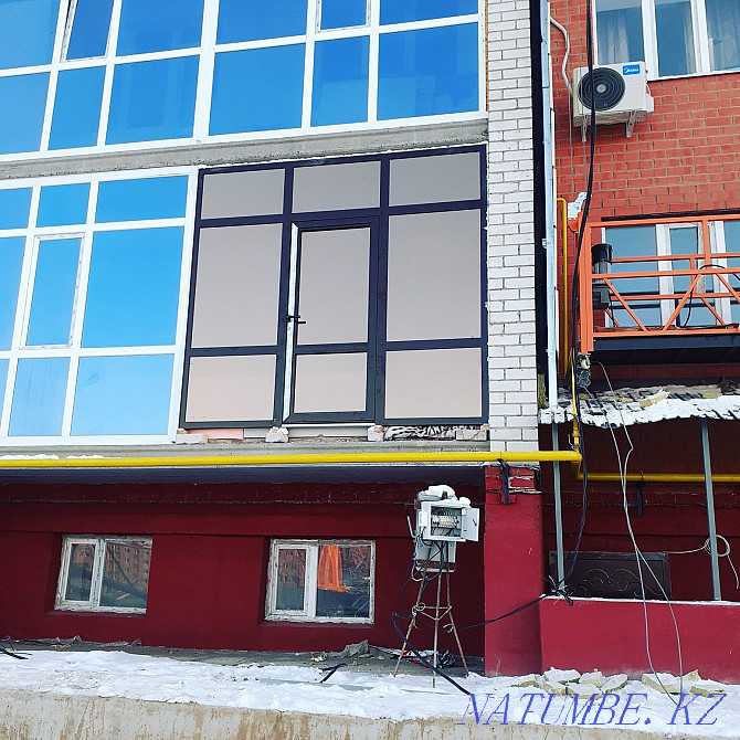 Fabrication of aluminum stained glass partitions and doors Aqtobe - photo 2