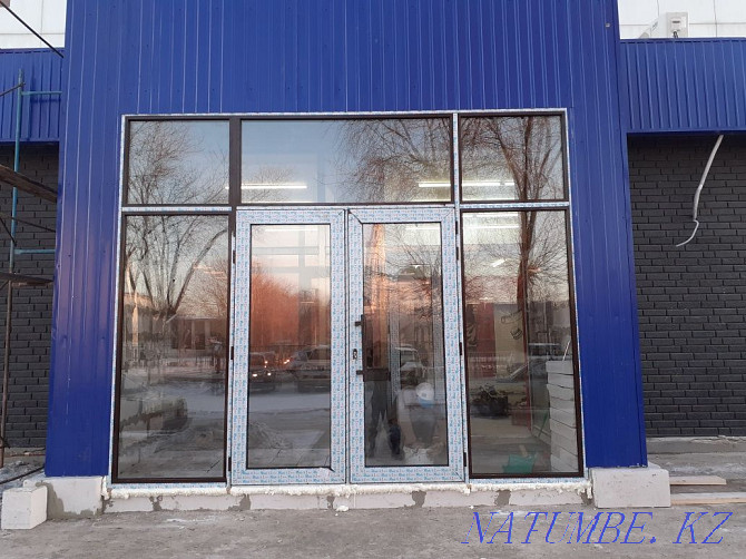 Fabrication of aluminum stained glass partitions and doors Aqtobe - photo 1