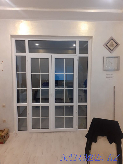 Fabrication of aluminum stained glass partitions and doors Aqtobe - photo 8