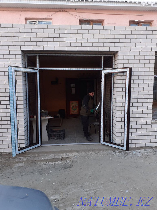 Fabrication of aluminum stained glass partitions and doors Aqtobe - photo 5