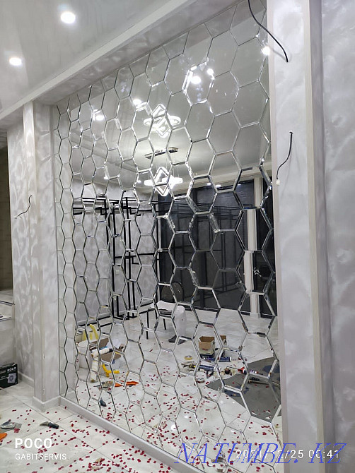 Faceted Mirror. Aina. Glass. Diamond. Mirrors. facet Shymkent - photo 1