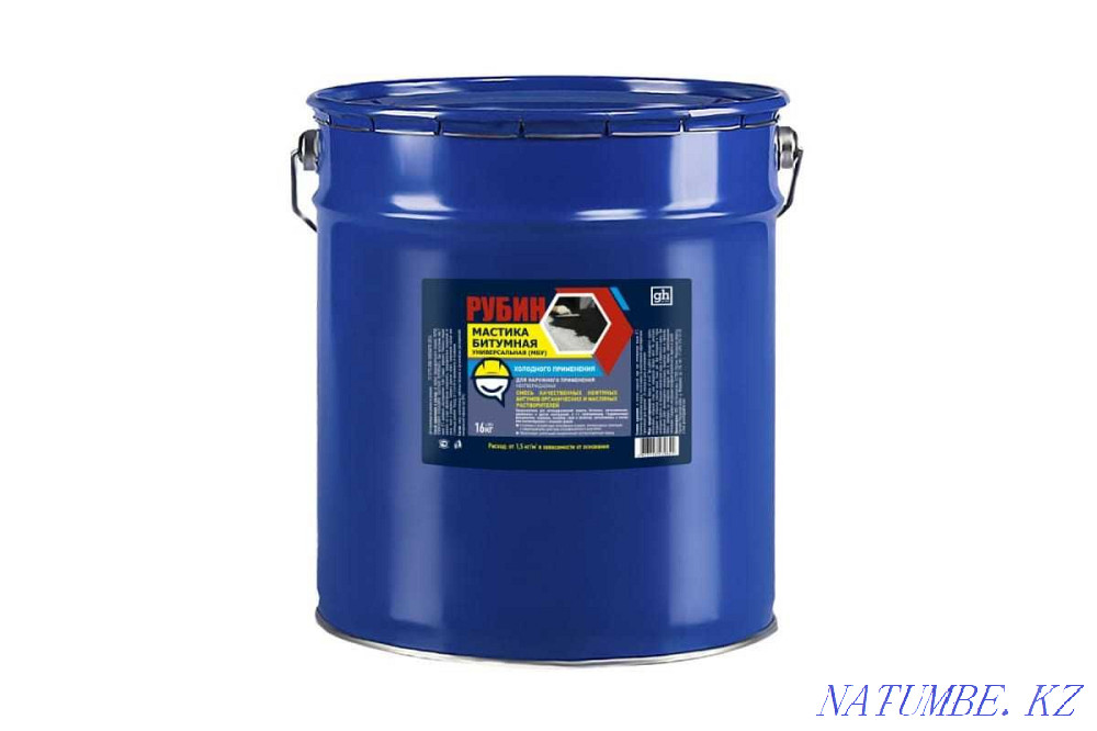 Мастика битумная 16кг Актау - изображение 1