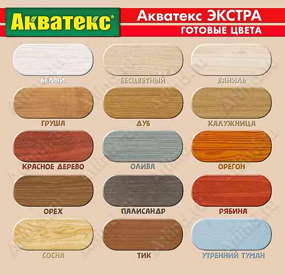 Акватекс защитное текстурное покрытие для древесины Astana
