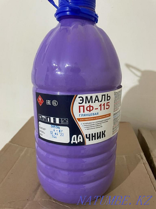 Бояулар Эмаль ПФ-115, 4 кг  Астана - изображение 4