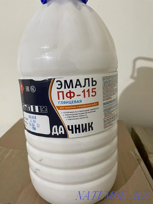 Бояулар Эмаль ПФ-115, 4 кг  Астана - изображение 2