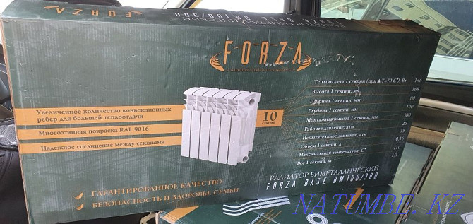 Bimetallic radiators FORZA BASE 500/80, 350/80, 300/100 Astana - photo 6