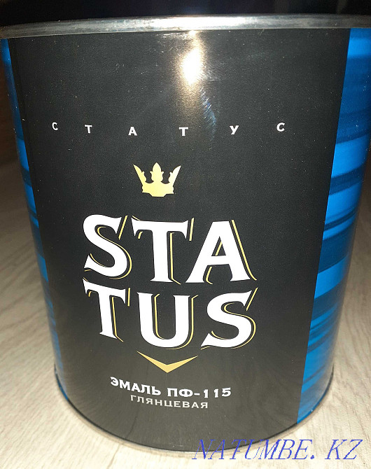 Paint Status white, yellow, black Kostanay - photo 1