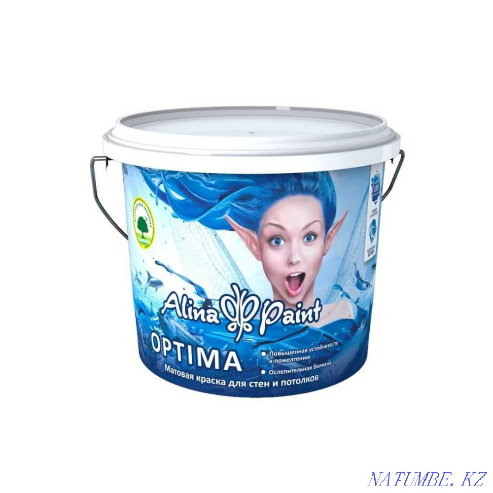 Краска акриловая ALINA PAINT Optima, 15 кг Астана - изображение 1