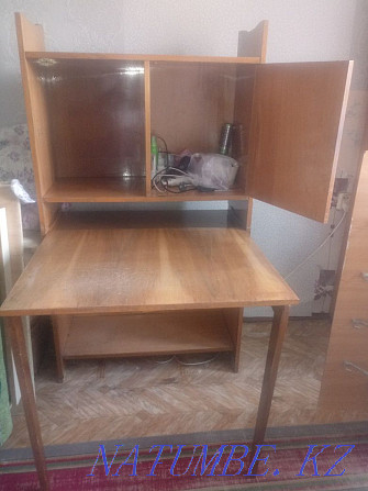 Продам кухонный шкаф со складным столом Алматы - изображение 4