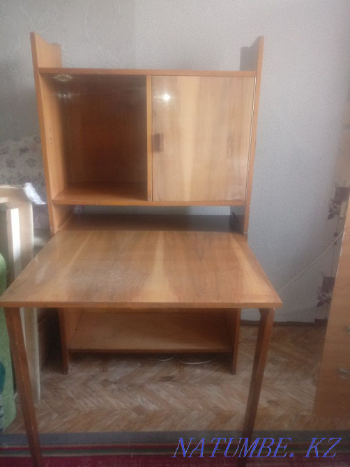 Продам кухонный шкаф со складным столом Алматы - изображение 2