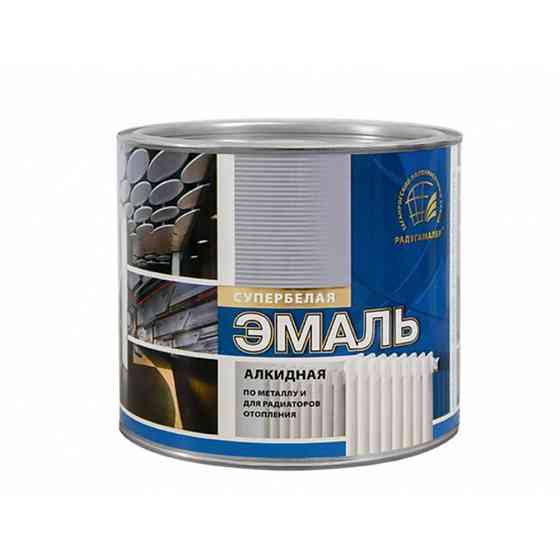 эмаль белая для батарей радиаторов терм. для метала для труб 0,9 кг Astana