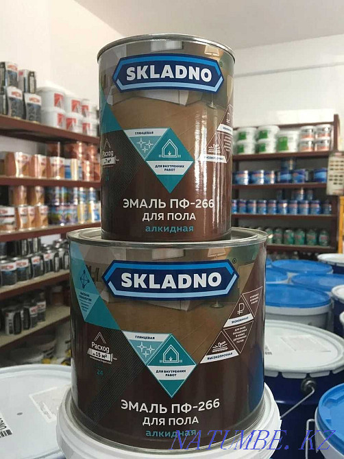 Краска для пола краска пф-266 краска для пола быстросохнущая Атырау - изображение 6