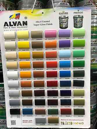 Краски алкидные ALVAN, производство Иран Astana