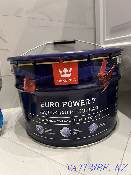 Моющая краска для стен и потолка Алматы - изображение 1