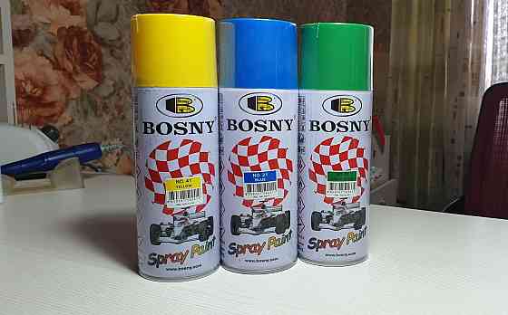 Bosny-аэрозольная акриловая спрей-краска  Ақтау 