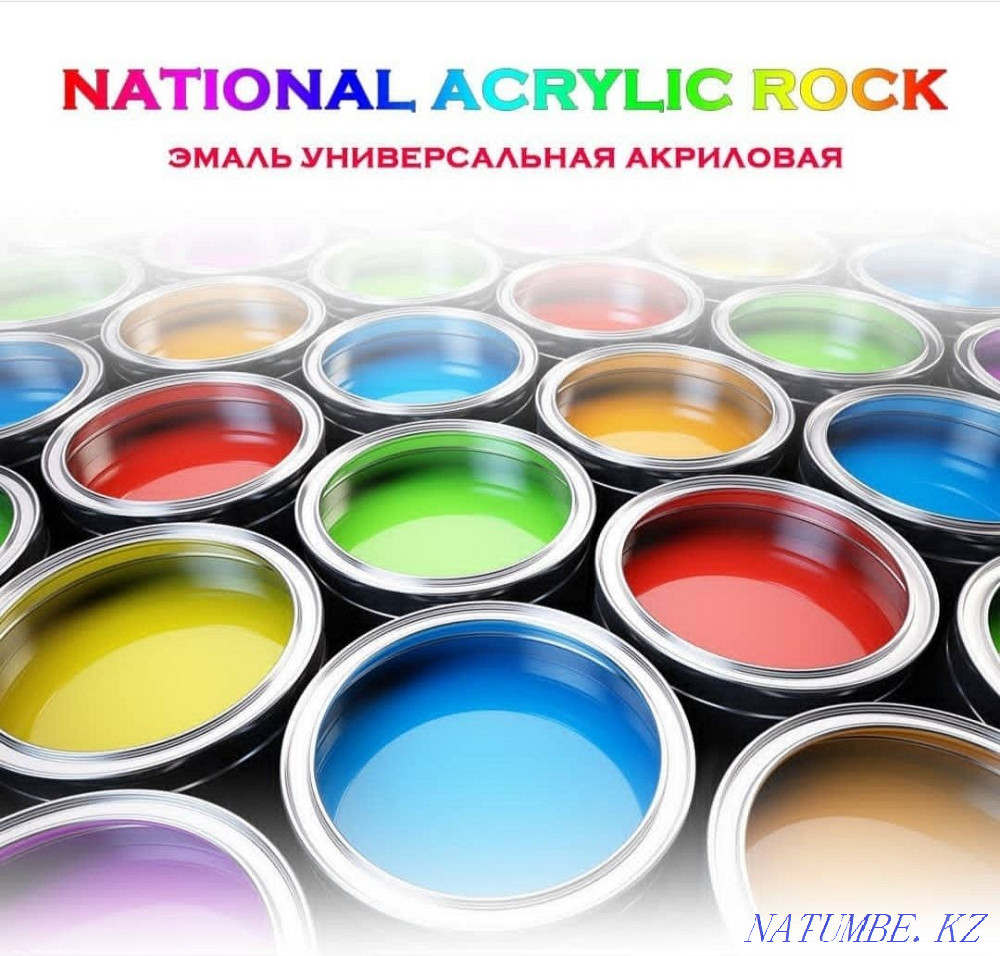 Бояулар, лактар, эмальдар, эмульсиялар. Сәндік және еден бояулары  Алматы - изображение 2