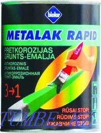 Metalak RAPID антикорозийная ГРУНТ-ЭМАЛЬ.Ржавчине СТОП! Алматы - изображение 1
