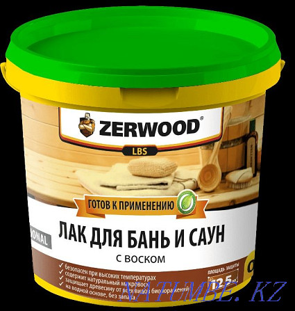 Lacquer for baths and saunas with wax 2.5 kg Almaty - photo 1
