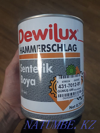 I will sell Paint Dewilux Hammer volume 2.5 l and 0.75 liter. Pavlodar - photo 1