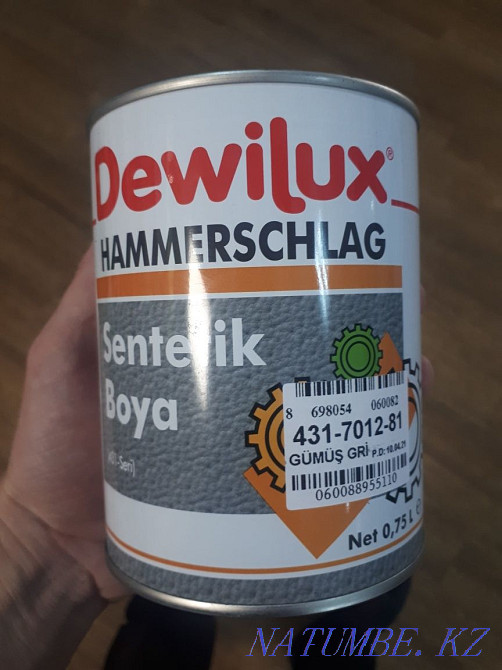 I will sell Paint Dewilux Hammer volume 2.5 l and 0.75 liter. Pavlodar - photo 1