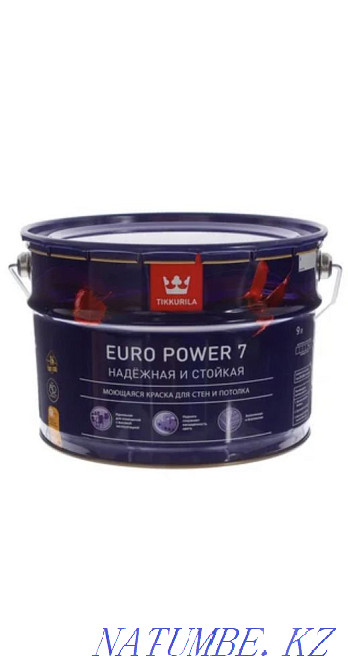 Tikkurila Power 7 9l белая (НОВАЯ) Астана - изображение 1