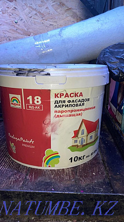 Продам краску для фасада,цвет чёрный Актобе - изображение 1