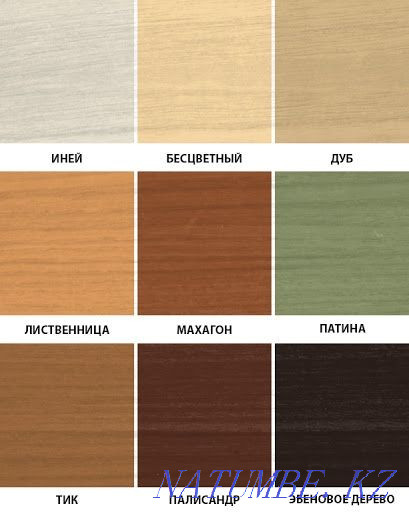 Oils, impregnations, colored varnishes, wood stains Almaty - photo 6